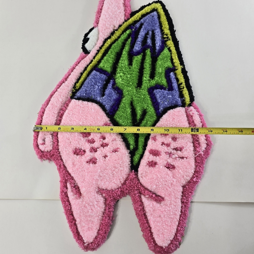 Handmade Patrick Star Wedgie Rug - Picture 9 of 9